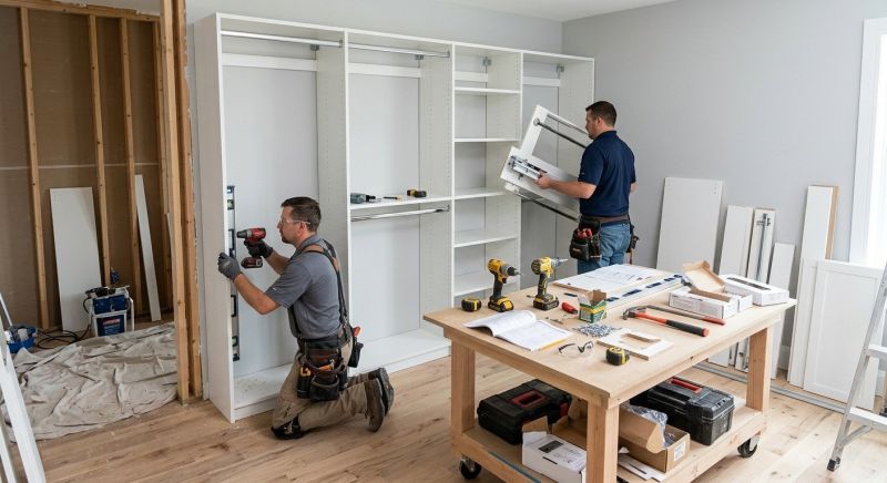 Closet Cabinet Installation in Greensboro, NC