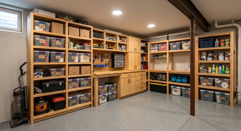 Basement Storage Installation in Alexandria, VA