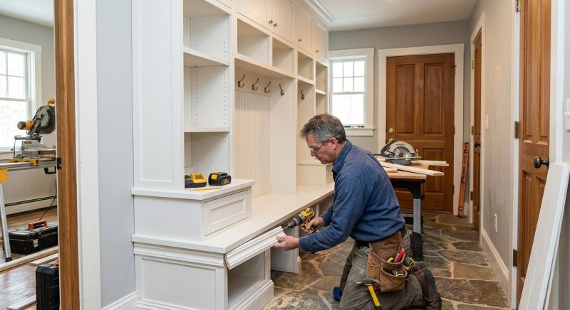 Built In Tv Cabinetry in Greensboro, NC
