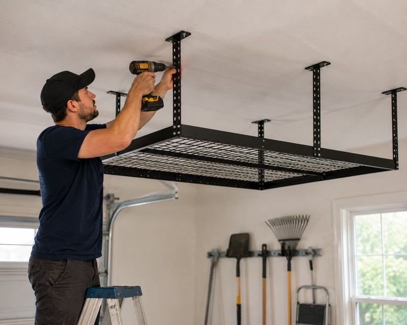 Ceiling Rack Installation in Winston Salem, NC