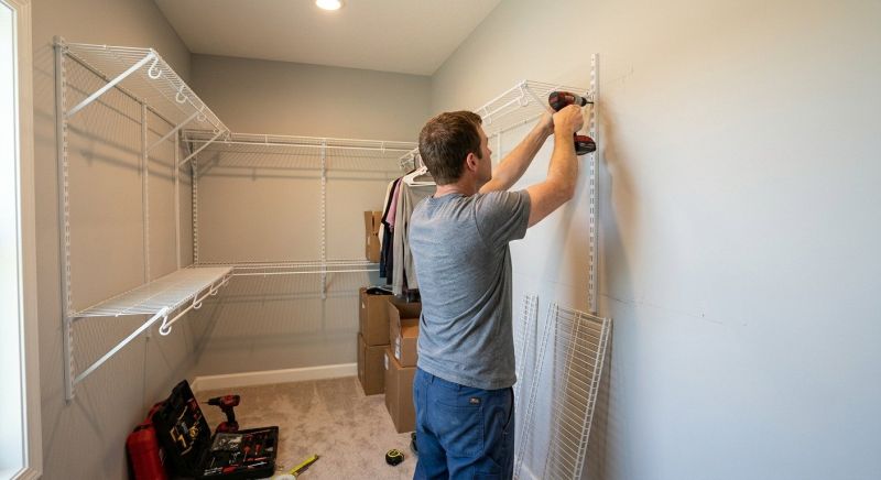Closet Shelving Installation in Frederick, MD