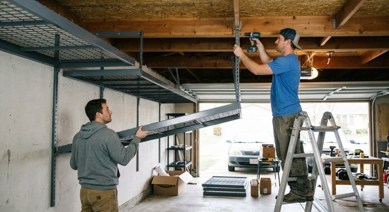 Garage Tool Rack Installation in Frederick, MD