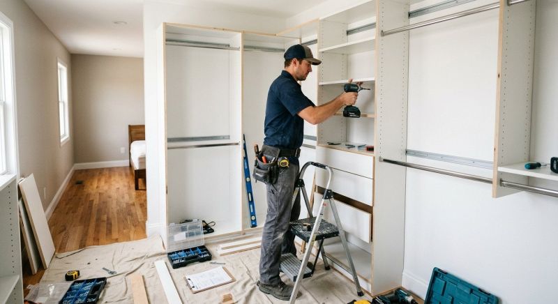 Mudroom Closet Installation in Winston Salem, NC