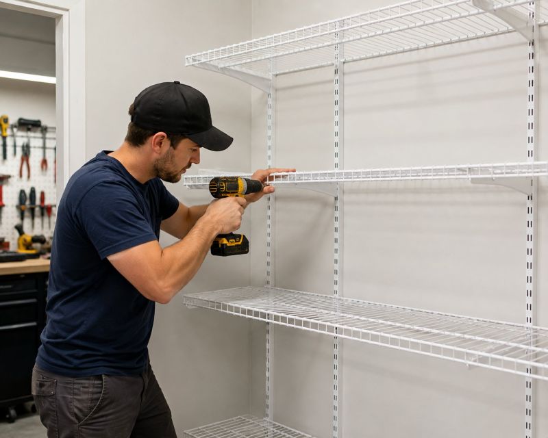 Overhead Shelving Installation in Greensboro, NC