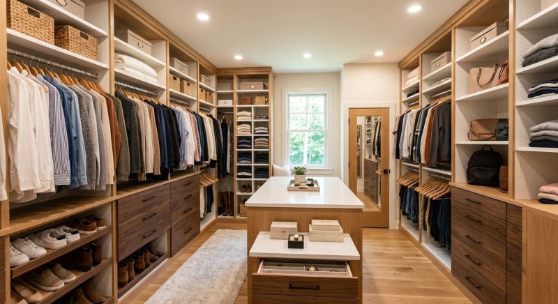Walk In Closet Remodeling in Frederick, MD