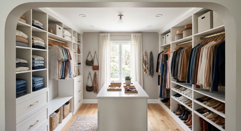 Walk In Closet Remodeling in Greensboro, NC