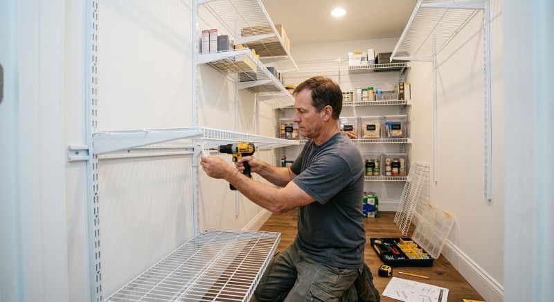 Wire Shelving Installation in Annapolis, MD